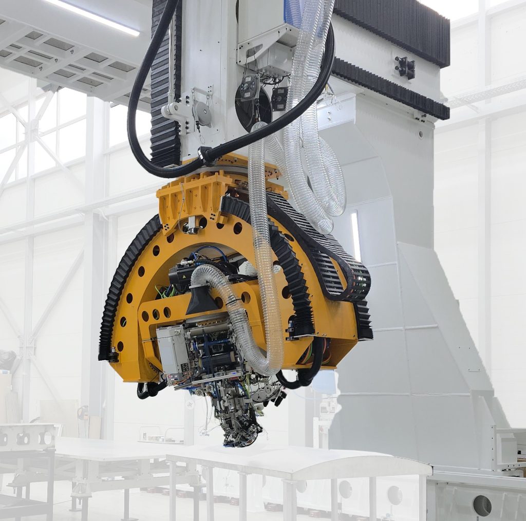 Mikrosam's latest gantry AFP machine